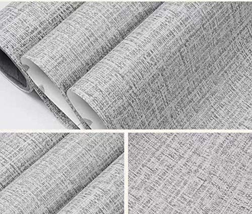 TJLMCORP-Papel tapiz autoadhesivo de tela, cocina, protector contra salpicaduras, pegatinas de pared, adhesivo para puerta, revestimientos para encimeras (40 cm x 300 cm, 15,7"x 118"gris)