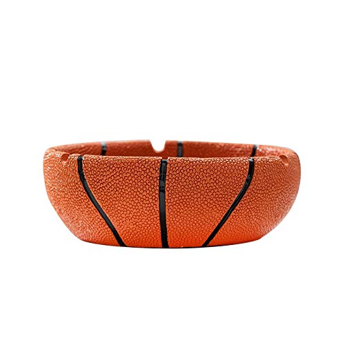 TJLSS Cenicero de cerámica, Cenicero for Coche, cocodrilo Cenicero, Cenicero, Baloncesto y fútbol Creativo Decoraciones caseras (Color : A)