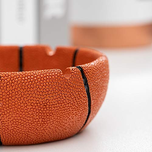 TJLSS Cenicero de cerámica, Cenicero for Coche, cocodrilo Cenicero, Cenicero, Baloncesto y fútbol Creativo Decoraciones caseras (Color : A)