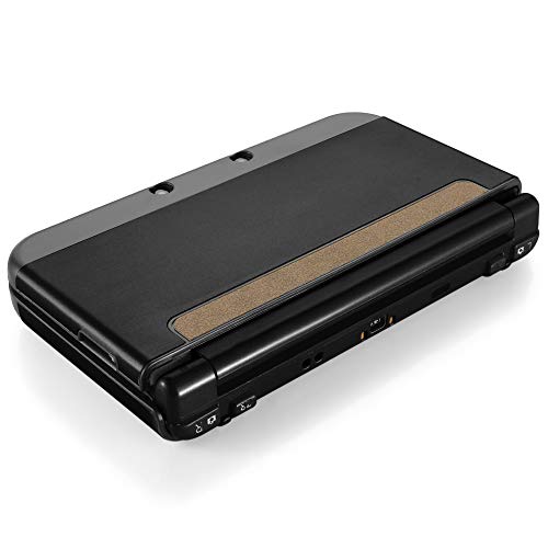 TNP New 3DS Funda (Negro)- Plástico + Aluminio Full Body - carcasa rígida con carcasa para New Nintendo 3DS 2015