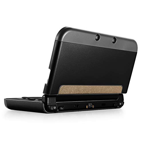 TNP New 3DS Funda (Negro)- Plástico + Aluminio Full Body - carcasa rígida con carcasa para New Nintendo 3DS 2015