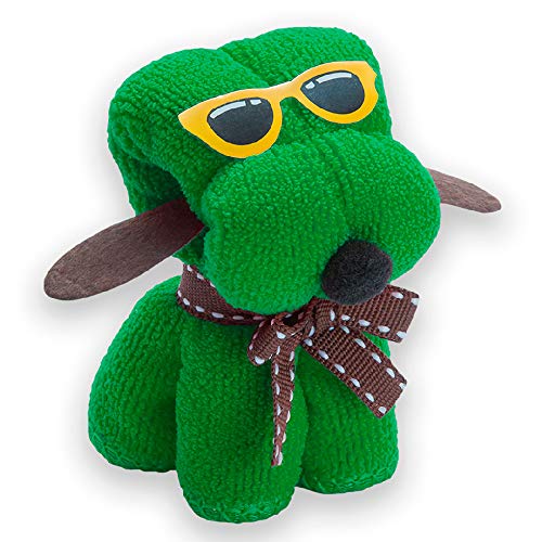 Toalla Perrito, Lote 25 Toallas. Regalos Originales para entregar a los Invitados en una Boda, comunión o Bautizo. Regalar Toallas Originales