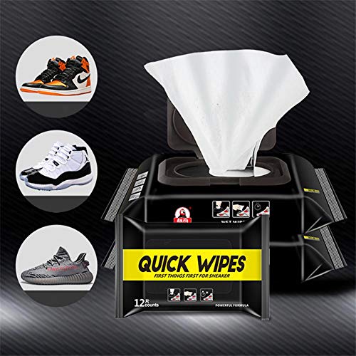 Toallitas De Limpieza,Toallitas De Limpieza Para Zapatillas, Toallitas De Viaje, Desechables Para Zapatos Y Entrenadores, Toallitas Húmedas Para El Cuidado Del Calzado Y Quitamanchas, 12/30 Wipes