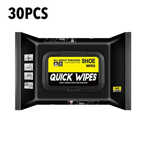 Toallitas De Limpieza,Toallitas De Limpieza Para Zapatillas, Toallitas De Viaje, Desechables Para Zapatos Y Entrenadores, Toallitas Húmedas Para El Cuidado Del Calzado Y Quitamanchas, 12/30 Wipes