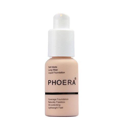 Toamen Nuevas Promociones! 30 ml PHOERA Mate Control de aceite Corrector Líquido Fundación (A)