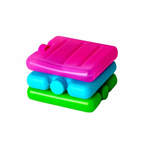 ToCi – pequeños acumuladores de frío en azul, rosa y verde | Mini acumuladores para nevera portátil | acumuladores de frio para fiambreras, 6
