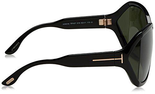 Tom Ford FT0427_01N (62 mm) gafas de sol, Black, 62 para Mujer