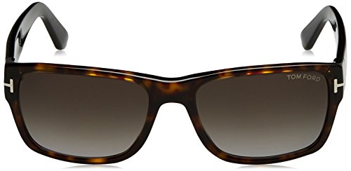 Tom Ford FT0445 52B 56 gafas de sol, Marrón (Avana ScuraFumo Grad), 56.0 para Hombre