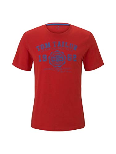 Tom Tailor Logo T-Shirt Camiseta, 12880, L para Hombre