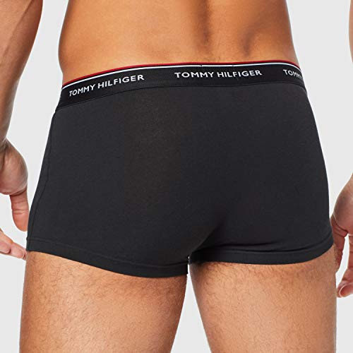 Tommy Hilfiger 3p Lr Trunk Boxer, Negro (Black 990), L (Pack de 3) para Hombre