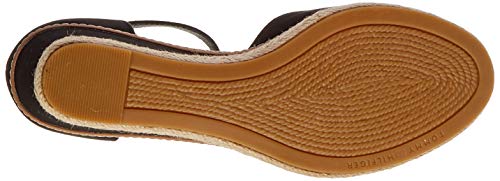 Tommy Hilfiger Basic Closed Toe Mid Wedge, Sandalias con Punta Abierta para Mujer, Negro (Black Bds), 38 EU