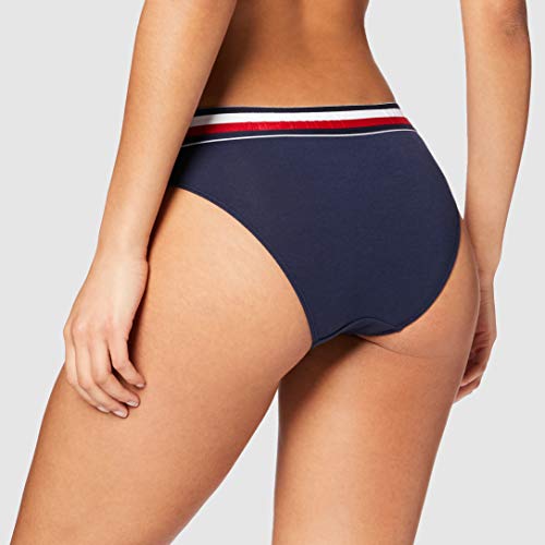 Tommy Hilfiger Bikini, Azul (Navy Blazer 416), 40 (Talla del Fabricante: LG) para Mujer