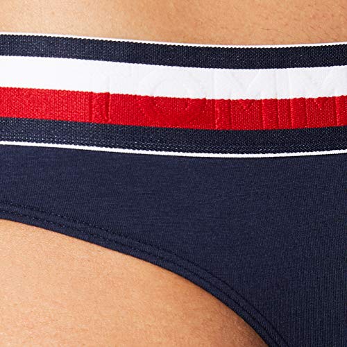 Tommy Hilfiger Bikini, Azul (Navy Blazer 416), 40 (Talla del Fabricante: LG) para Mujer
