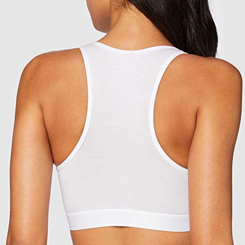 Tommy Hilfiger Bralette Corsetto, Blanco (White), XS para Mujer