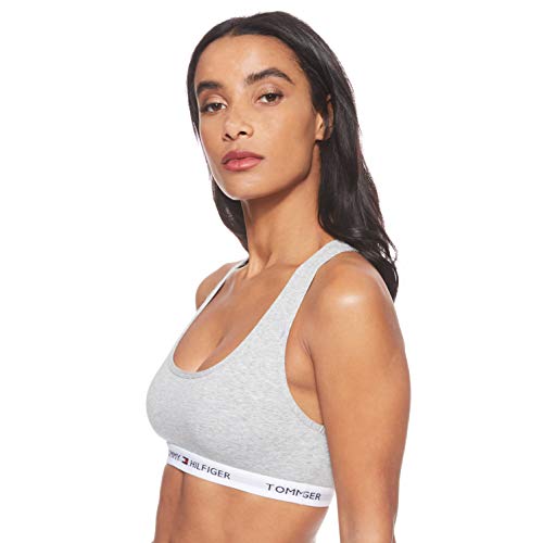 Tommy Hilfiger BRALETTE Corsetto, Gris (GREY HEATHER 004), 36 (talla del fabricante: MD) para Mujer