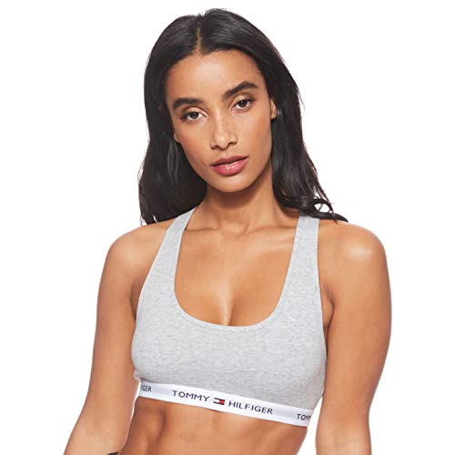 Tommy Hilfiger BRALETTE Corsetto, Gris (GREY HEATHER 004), 36 (talla del fabricante: MD) para Mujer