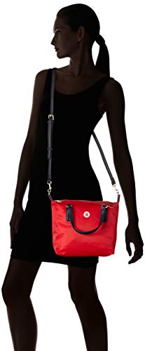 Tommy Hilfiger - Poppy Small Tote, Bolsos totes Mujer, Rojo (Barbados Cherry), 1x1x1 cm (W x H L)