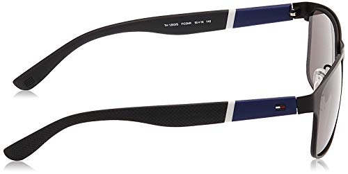 Tommy Hilfiger TH 1283/S Sunglasses, Blanco Azul, 55mm Unisex-Adulto