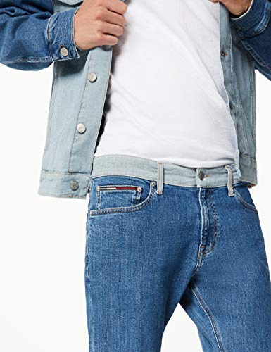 Tommy Jeans Hombre Tjm Scanton Heritage Slim Jeans, Azul (TJ DENIM COLORBLOCK 1A4), W34/L32