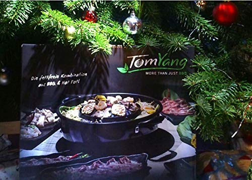TomYang - Parrilla BBQ eléctrica Thai - Barbacoa y Hot Pot