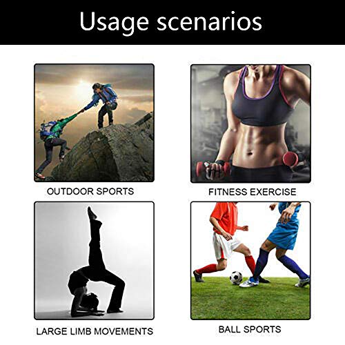 TONGU 5PCS Cinta Kinesiología Tape Cinta Muscular 5m x 5cm Impermeable Cinta Quinesiológica Cinta de Soporte para Rodilla Hombro Tobillo Codo Espinilla Cuello