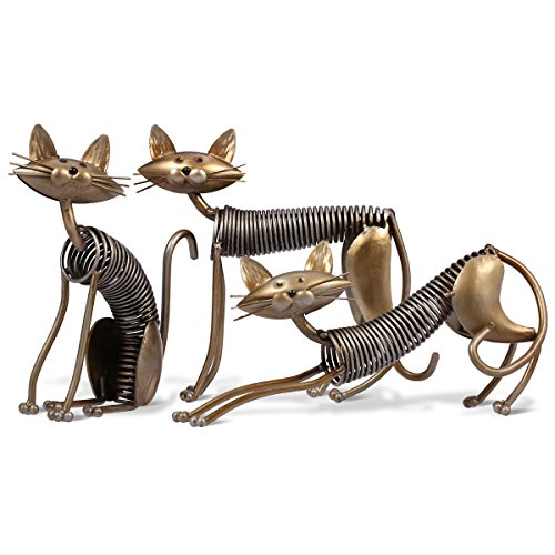 Tooarts Escultura de hierro toro estatuilla adorno animal Tipo 1