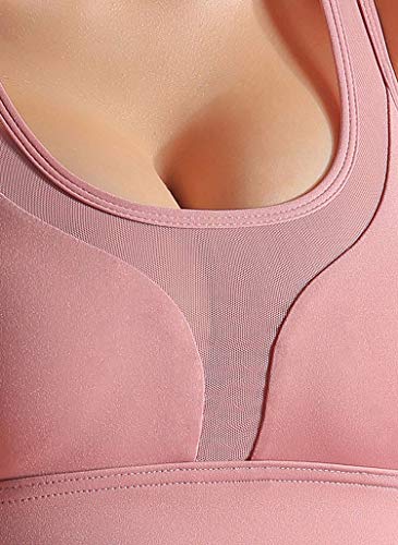 Top Sujetador Deportivo Mujer Aro Deporte De Entrenamiento para Gimnasio Fitness Yoga Bra Deportivas Talla Grande - Sujetadores Deportivos (Verde, M)