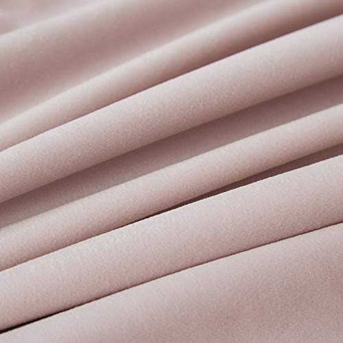 Topfinel Juego de 2 Cojines Fundas Terciopelo Decorativa Hogar Almohadas Fundas con pelota de Color Sólido Para Cama Sofás Sala de Estar Dormitorio Sala de Estudio Jardín Coche 30x50cm Rosa