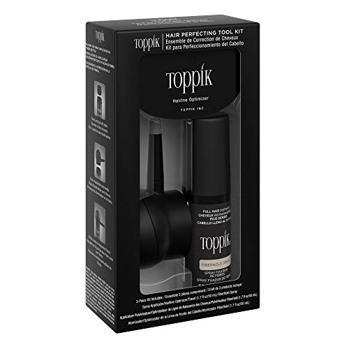 Toppik Kit de Accesorios con Laca Fijadora, Spray Aplicador y Peine Perfeccionador