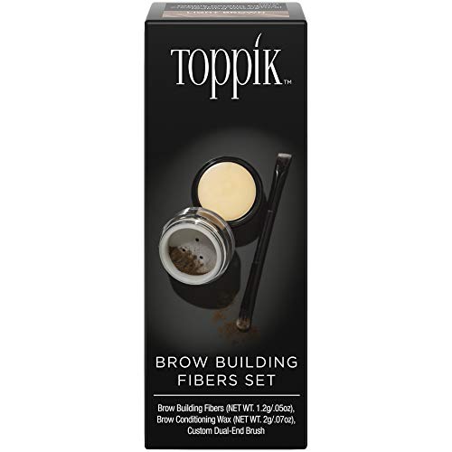 Toppik Set De Fibras Para Cejas (Castaño Claro)