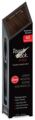 TouchBack PRO Retoque-raíz con aplicador “rotulador” – Verdadero tinte capilar – Castaño Medio