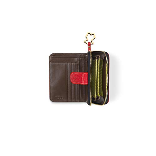 Tous Andrea Logo - Monedero para Mujer, Rojo, 13 x 11 x 2.5 cm