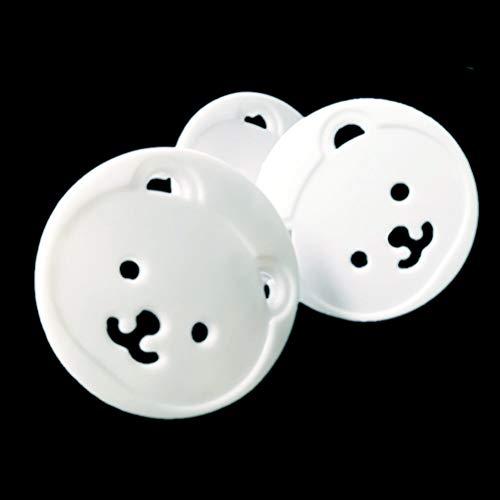 Toys & Sports - 10pcs Lot White Protective Children Electrical Safety Socket Cover Cap Cartoon Bear Two Phase Baby - Girls Computers Accessories Sports Technology Electronics Cell Phones Garde