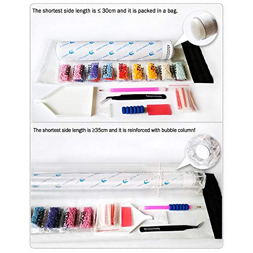 Tpqoaa DIY 5D Kit de pintura de diamante por números,taladro completo, bordado de diamantes de imitación de punto de cruz, Imágenes de alta definición, sin arrugas Chica de cuento de hadas 40X30CM