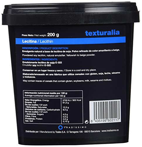 Tradissimo,Lecitina de soja - 200 gr