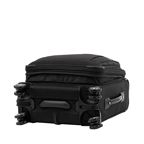 Travelpro Platinum Elite Maleta Cabina 4 Ruedas 55x40x20 cm Blanda, Expansible y Resistente con Puerto USB 39 Litros Ruedas 360 Magnéticas Equipaje Viaje Avión Garantía 10 Años