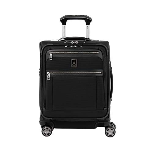 Travelpro Platinum Elite Maleta Cabina 4 Ruedas 55x40x20 cm Blanda, Expansible y Resistente con Puerto USB 39 Litros Ruedas 360 Magnéticas Equipaje Viaje Avión Garantía 10 Años