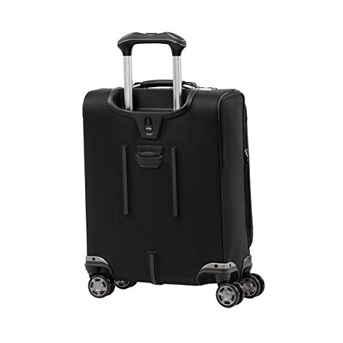 Travelpro Platinum Elite Maleta Cabina 4 Ruedas 55x40x20 cm Blanda, Expansible y Resistente con Puerto USB 39 Litros Ruedas 360 Magnéticas Equipaje Viaje Avión Garantía 10 Años
