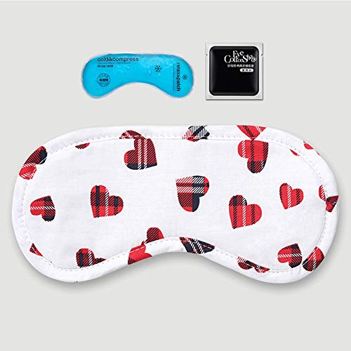 TRDyj Máscara para los Ojos Sueño Máscara para los Ojos, Transpirable, Suave y Confortables, Hombres y Mujeres alivian la Fatiga Ocular Sin presión Máscara para los Ojos Adecuada para Viajar y Dormir