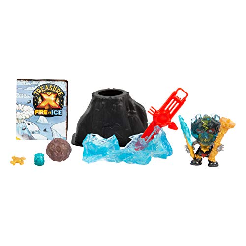 Treasure X- Dino Hunter Pack. Fire VS Ice, Set Figuras de Caza Tesoros, niñas a Partir de 5 años (FAMOSA 700015740) , color/modelo surtido