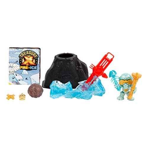 Treasure X- Dino Hunter Pack. Fire VS Ice, Set Figuras de Caza Tesoros, niñas a Partir de 5 años (FAMOSA 700015740) , color/modelo surtido