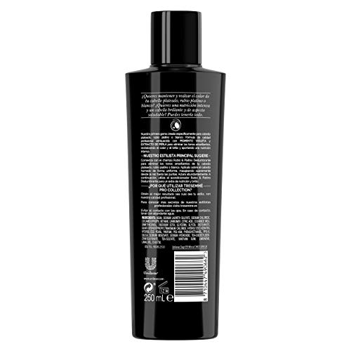 TRESemmé, Champú (Cabello rubio y platino) - 3 de 250 ml (Total 750 ml)