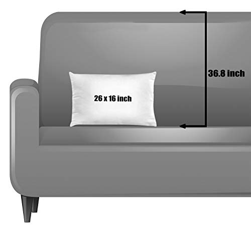 Tribal manta almohada Funda de cojín por Ambesonne, Geométrico Patrón de motivos étnicos vertical rayas fondo nativo americano diseño, decorativo Accent funda de almohada, 26 W x 16 L), multicolor