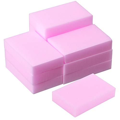 TRIXES 30 Esponjas mágicas eliminación Marcas sin Productos químicos Limpieza precisa Profesional para el hogar Corte a Medida- Color Rosa