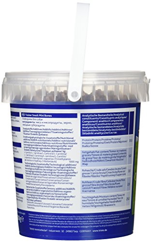 TRIXIE Bote Snack de Entrenamiento Mini Bones, 500 g, Perro