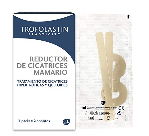 Trofolastin Reductor de Cicatrices Mamario, 3x2 parches