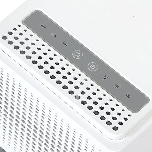 TROTEC Deshumidificador eléctrico TTK 25 E, 10L/24h, Indicador LED, Depósito 1,9 L, Portátil, Para Habitaciones de hasta 15m²/37m³, Compacto, Silencioso, 200 W, Auto-Apagado