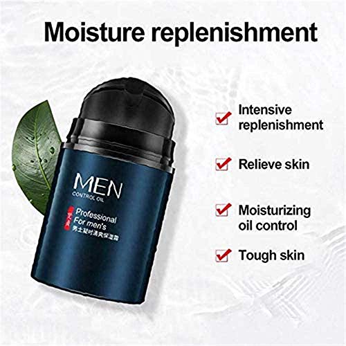 TTCPUYSA 2 pcs Cleanup Men's Revitalising Cream Refreshing Moisturizing Wrinkle Firming Shrink Pores Day Anti-Aging Cream for All Skin Types