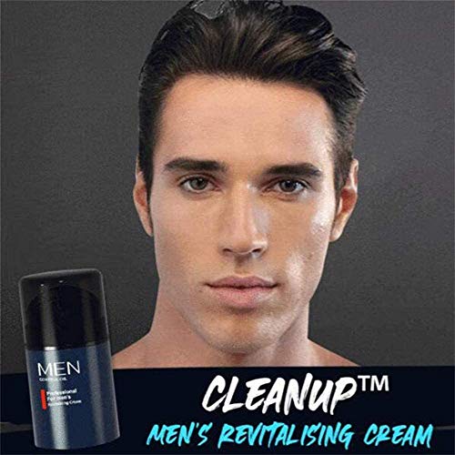 TTCPUYSA 2 pcs Cleanup Men's Revitalising Cream Refreshing Moisturizing Wrinkle Firming Shrink Pores Day Anti-Aging Cream for All Skin Types