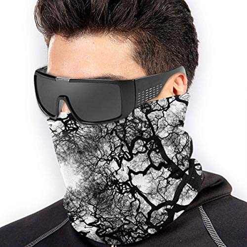 Tubo de polainas de cuello reversible con cuello de venas de venas de árbol, Versatilidad Diadema para calentador de oídos para hombres y mujeres